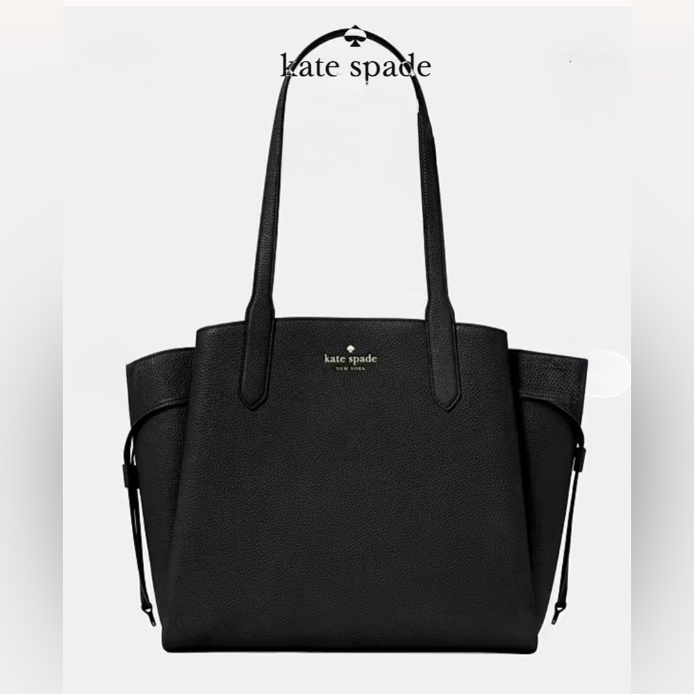 Kate Spade Dumpling Tote Black Pebble Leather!